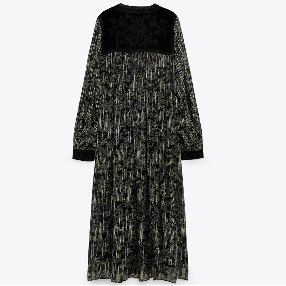 Embroidered Printed Kimono - Picture 8 of 12